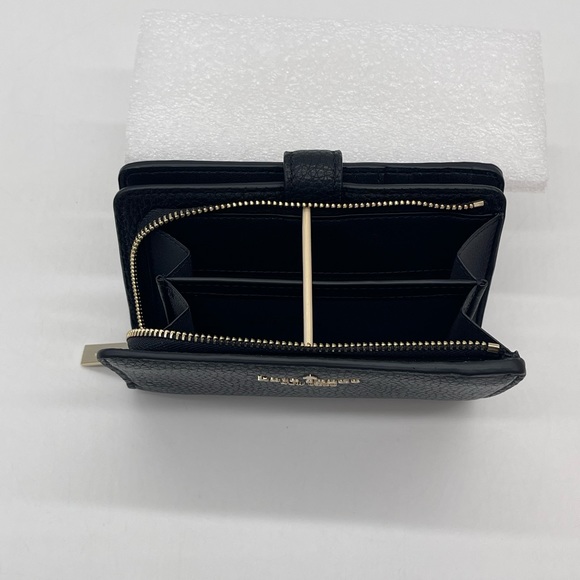 Kate Spade Leila Medium Flap Shoulder Crossbody Bag & Compact Bifold Wallet - Picture 11 of 14